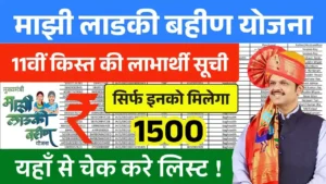 Ladki Bahin Yojana 11th Installment List