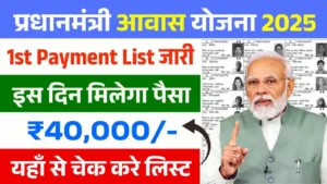 PM Awas Yojana 1st Payment List